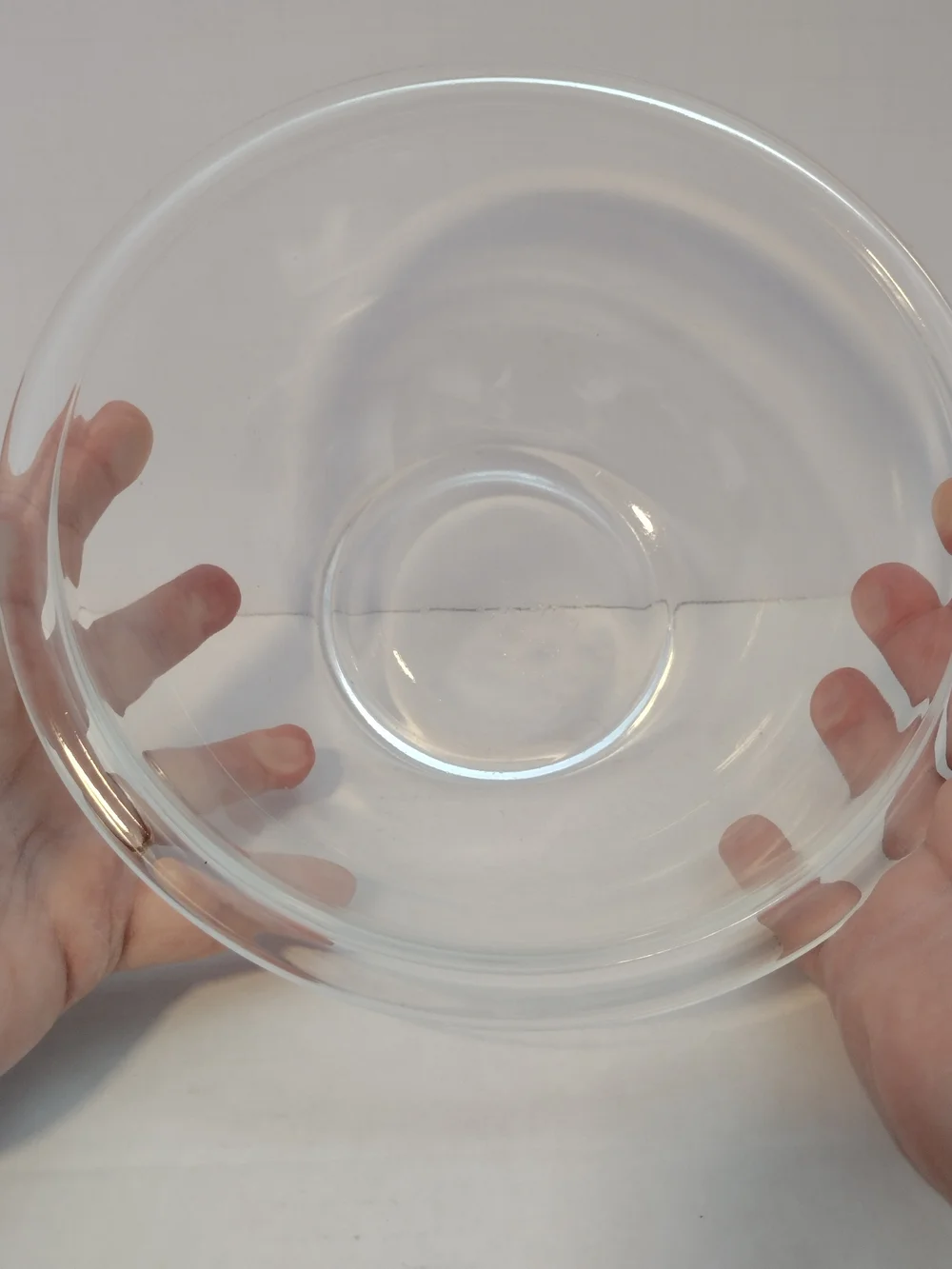 Pyrex Clear Glass Mixing Bowl - Large Transparent Bowl